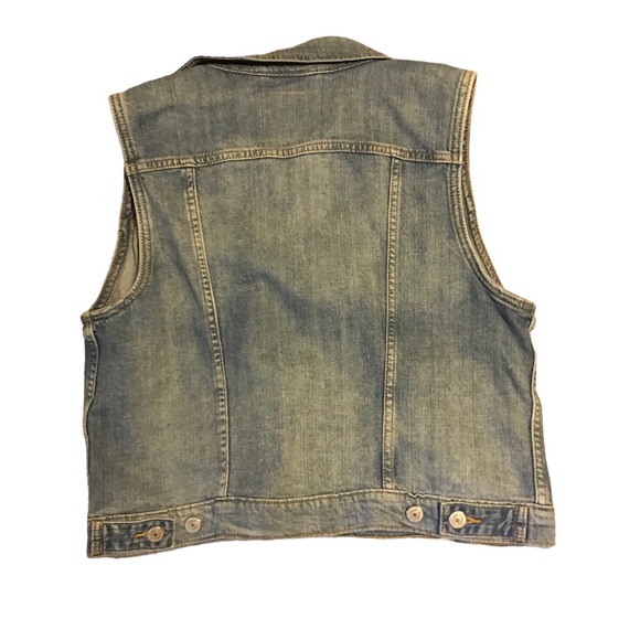 Levi’s sleeveless jean jacket L - Picture 3 of 3